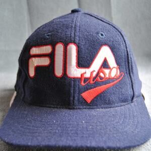 FILA USA Red White & Blue Hat w/ Adjustable Strap (OSFM)